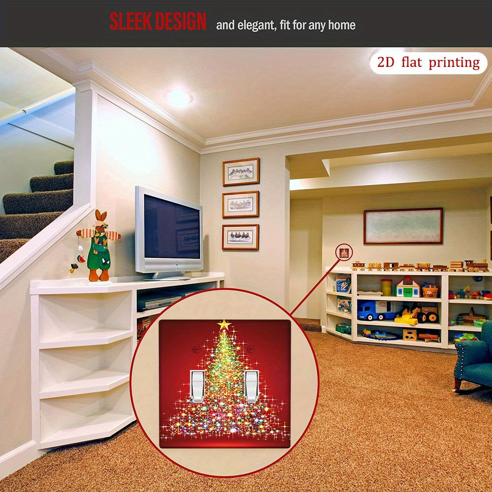 Christmas Star Tree Light Outlet Cover