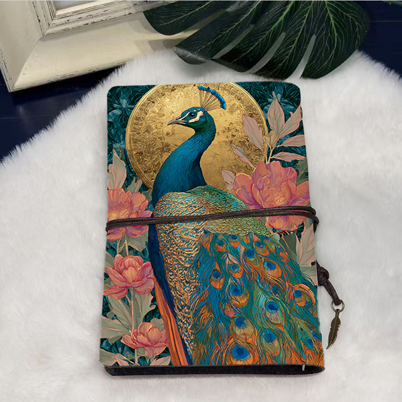 TEMU Carnet A6 avec pendentif de feuille, cadeau d'Halloween pour les équipes marketing après une de , avec impression de , de fleurs et de cercle