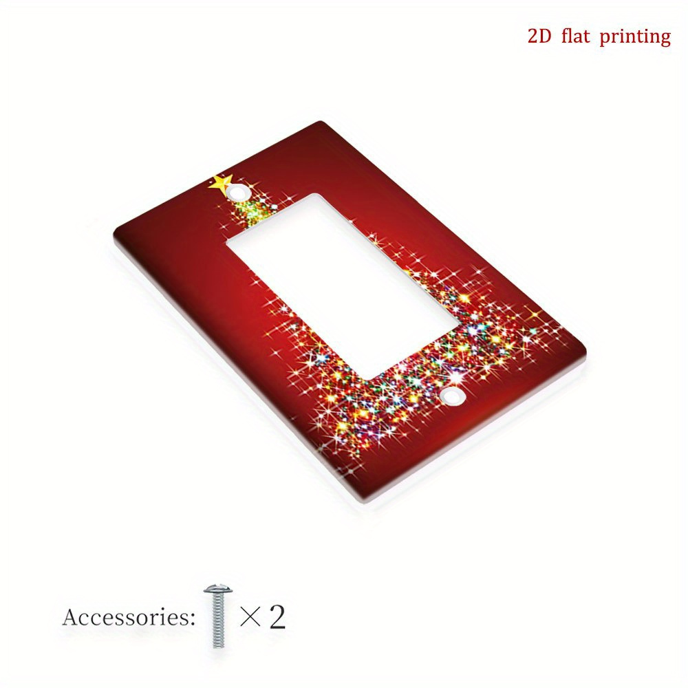 Christmas Star Tree Light Outlet Cover