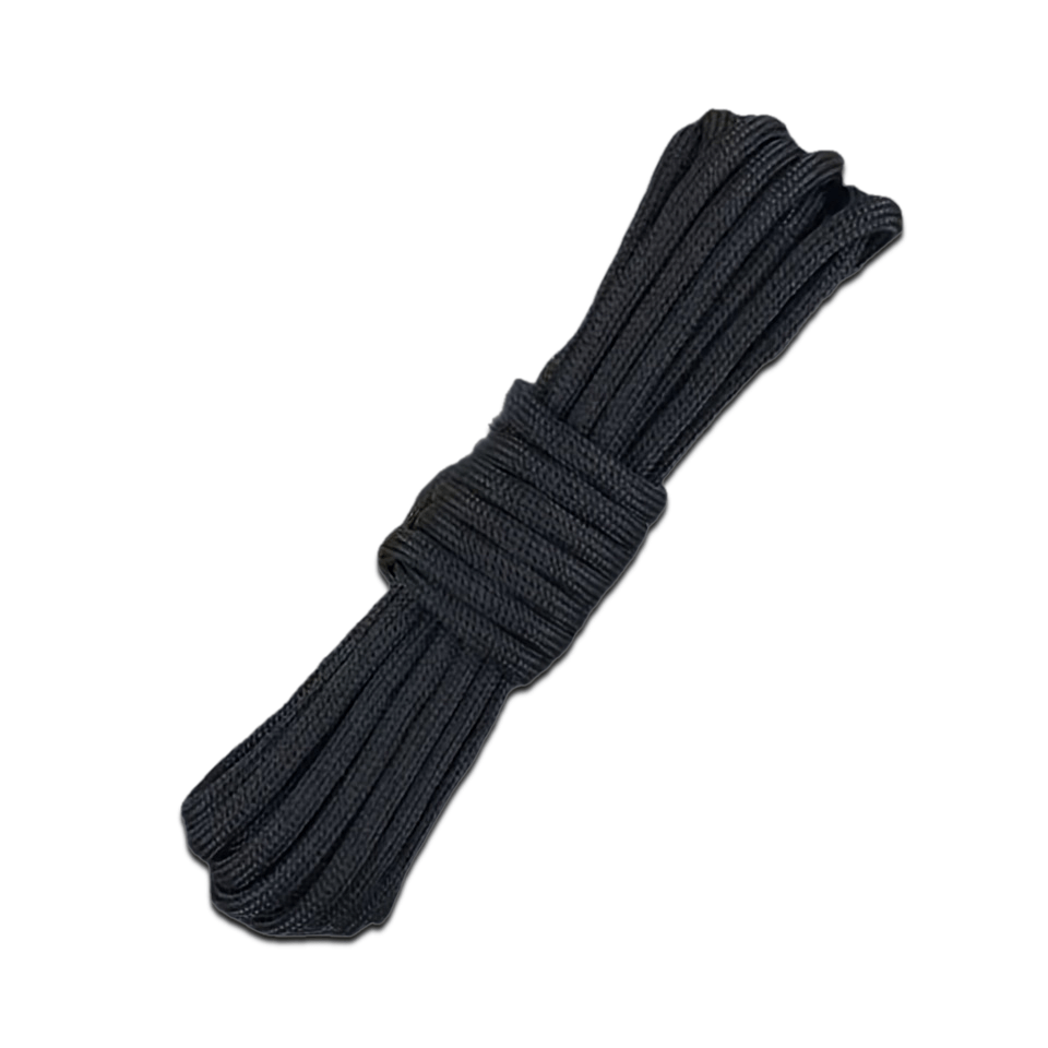 E-shop 25ft 4mm 7-strängiges -Paracord, handgewebtes Seil für den Notfall im Freien, Zeltseil, geflochtenes Paracord zum Selbermachen