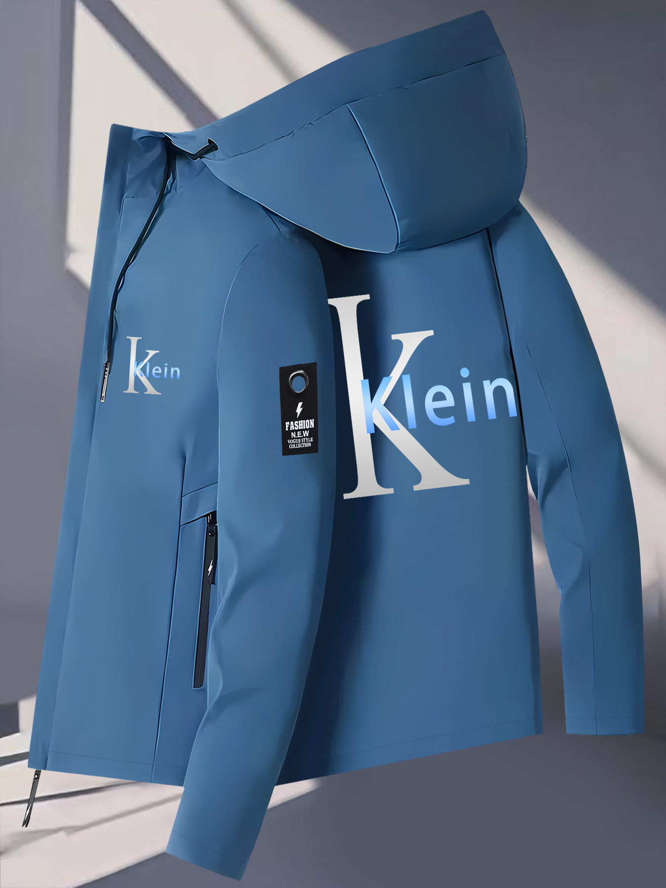 Heren & Dames All-Weather Winddichte Jas met Capuchon