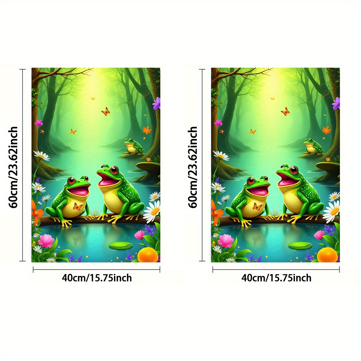 TEMU 1pc Or 2pcs, Towel, Single-sided Print, Rectangular 40×60cm, Cartoon-style 2d , Soft, Comfortable, Durable, And Odorless, Suitable For Sports