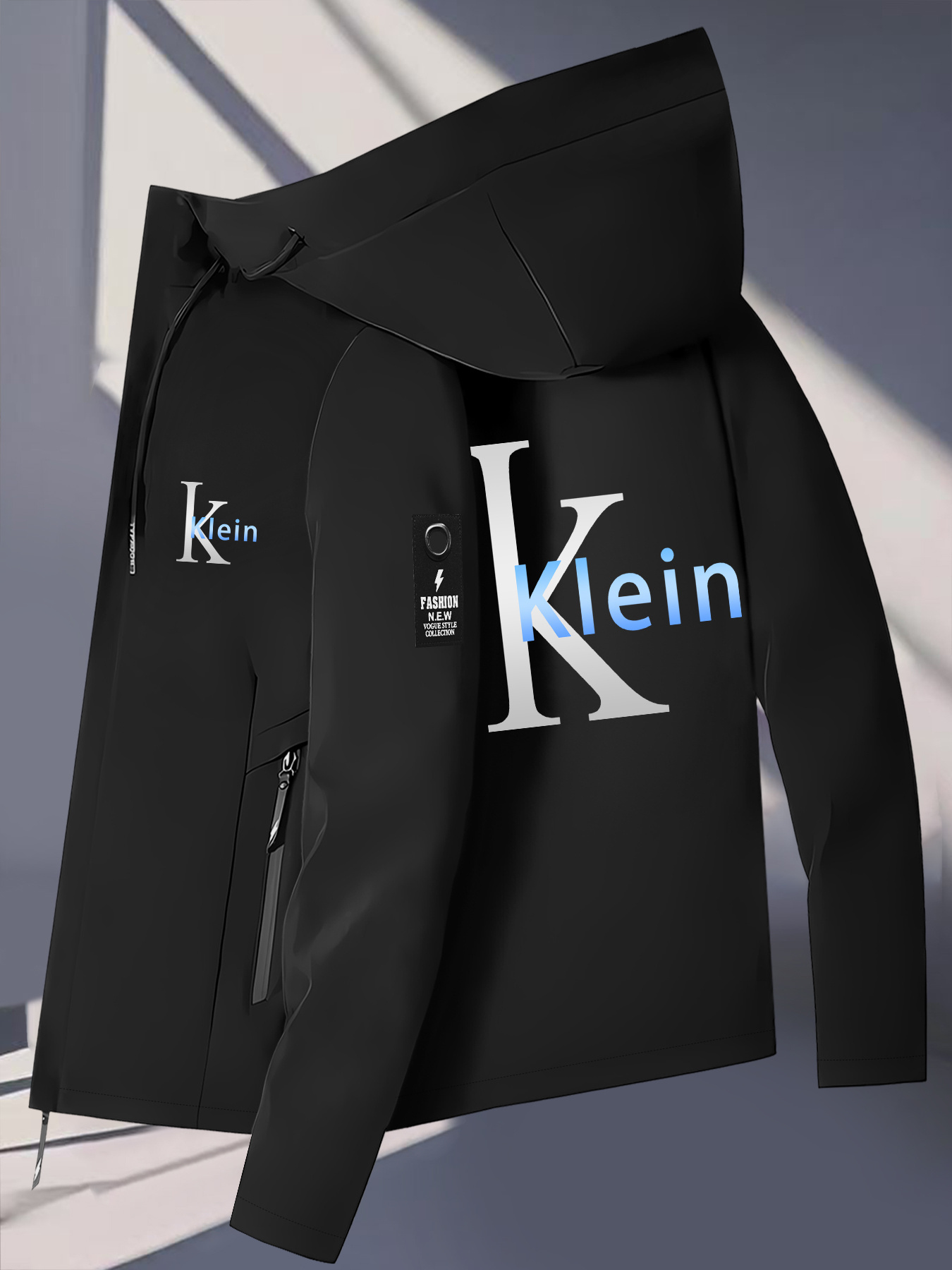 Heren & Dames All-Weather Winddichte Jas met Capuchon