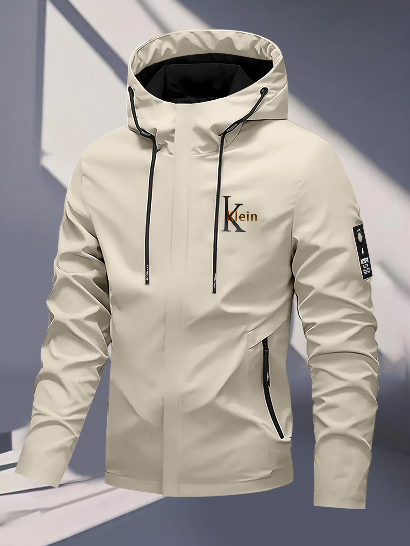 Heren & Dames All-Weather Winddichte Jas met Capuchon