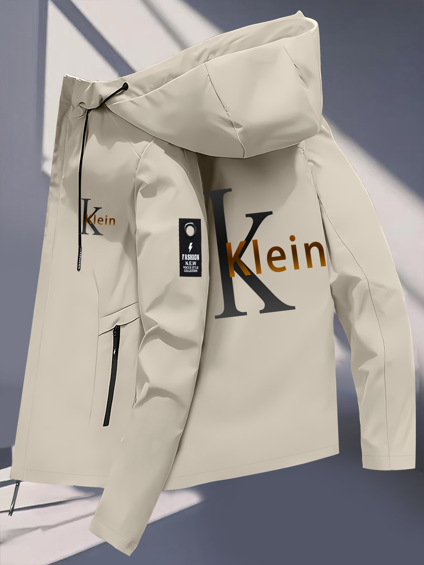 Heren & Dames All-Weather Winddichte Jas met Capuchon