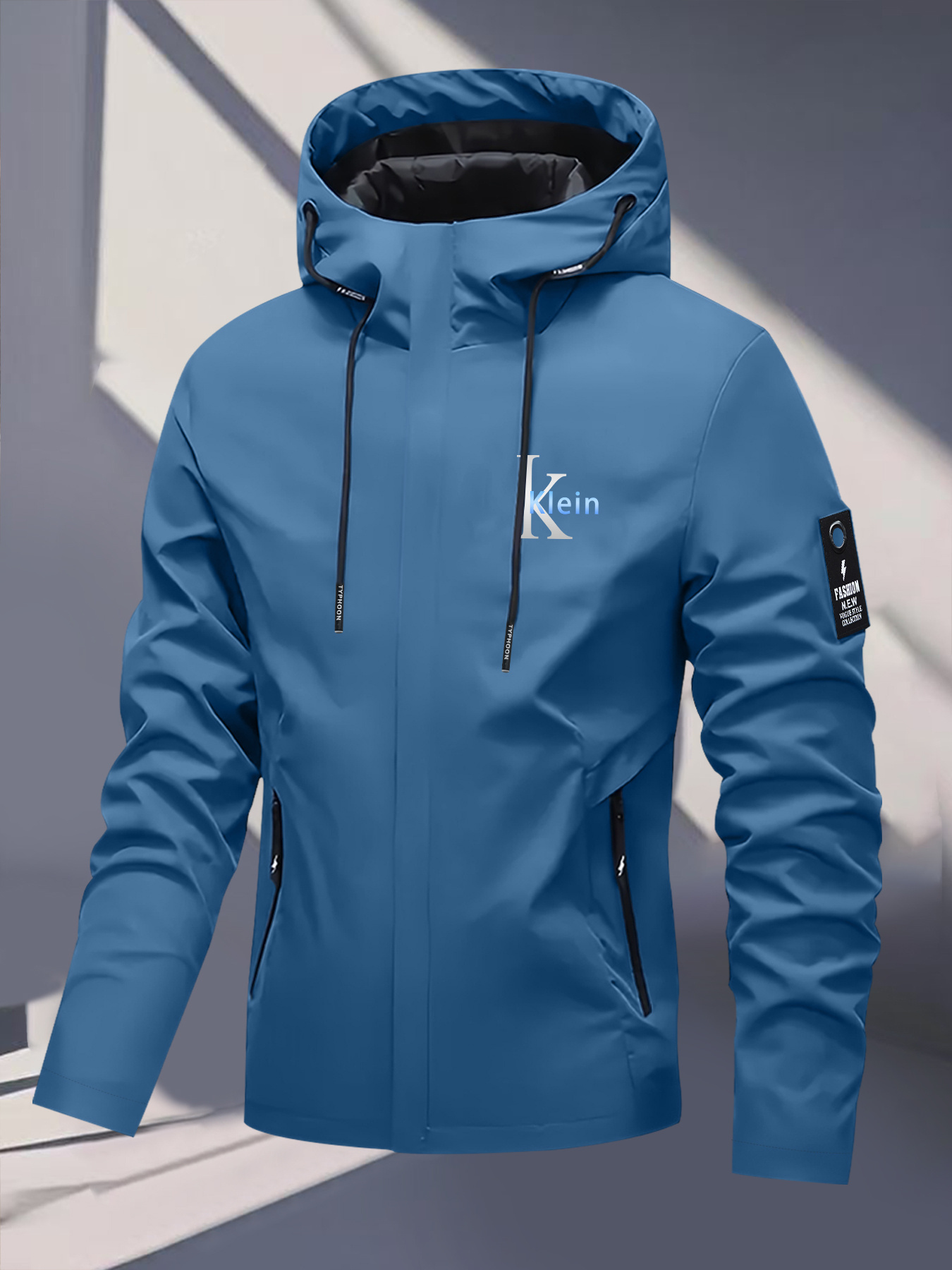 Heren & Dames All-Weather Winddichte Jas met Capuchon