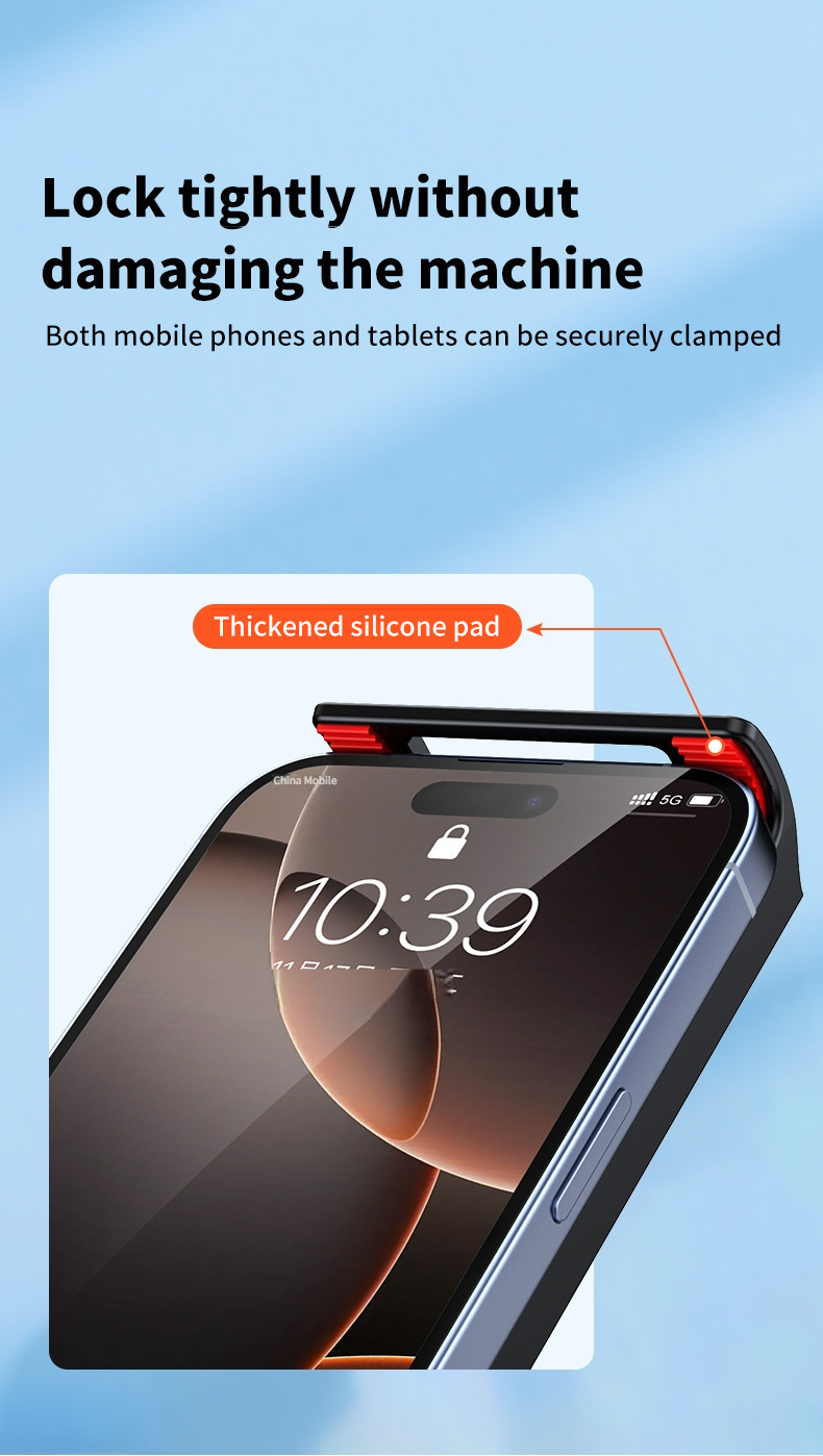 Support universel rotatif à 360 degrés de haute qualité pour tablette et téléphone avec base spirale réglable, support flexible pour utilisation sur bureau et lit - Appareil mains libres compatible avec téléphones et tablettes, idéal pour la maison et la voiture