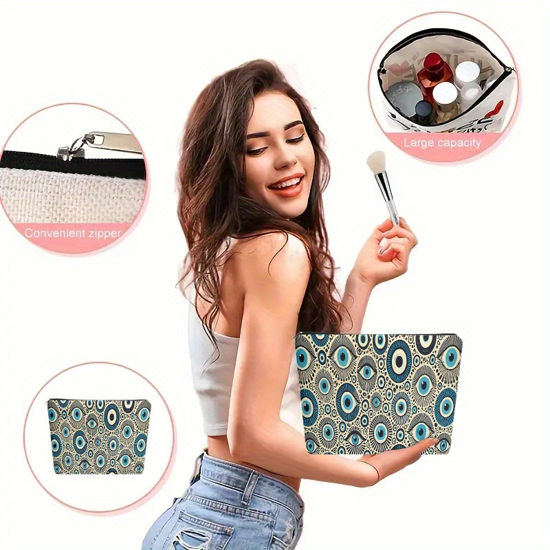 cosmetic bag 1pc   watching travel toiletries storage bag party gift zipper storage box light cosmetics bag personal cosmetics bag for friends and sisters