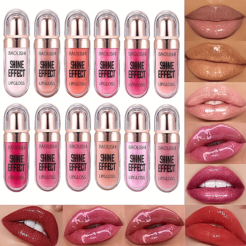 1pc long lasting moisturizing lip gloss non sticky glossy lipstick lip gloss with   non drying formula for all day wear easy application   in   purple berry coral shades valentines gift for women