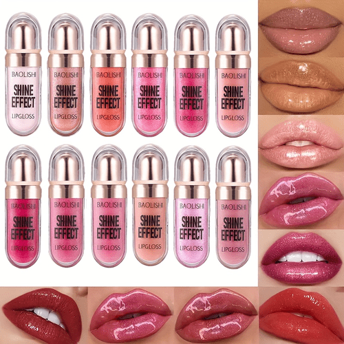 12 color pearlescent lip glaze moisturizing long lasting liquid lipstick blueberry shade long lasting hydrating liquid lipstick non sticky glossy effect suitable for daily wear all day lip color fruity lip gloss non sticky