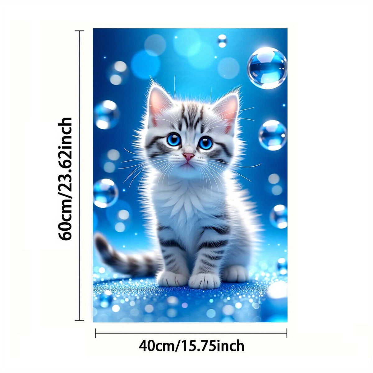 Serviette de plage motif chat de dessin animé douce confortable_voghion.com