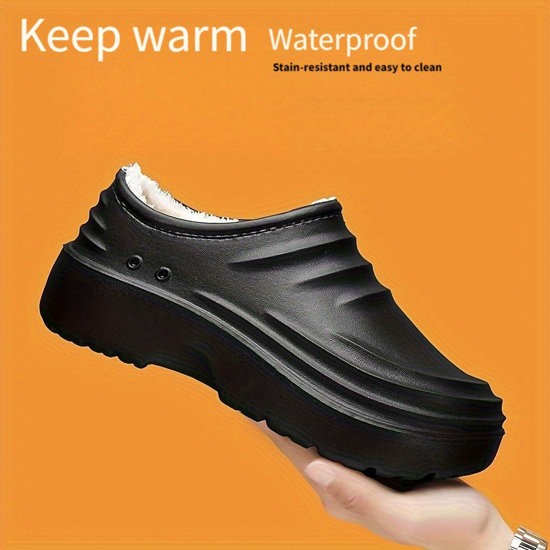 mens and womens winter warm shoes with   cold resistant suitable for food service restaurant     footwear womens shoes mens and womens food service shoes non slip shoes womens slip on shoes womens Product details 2