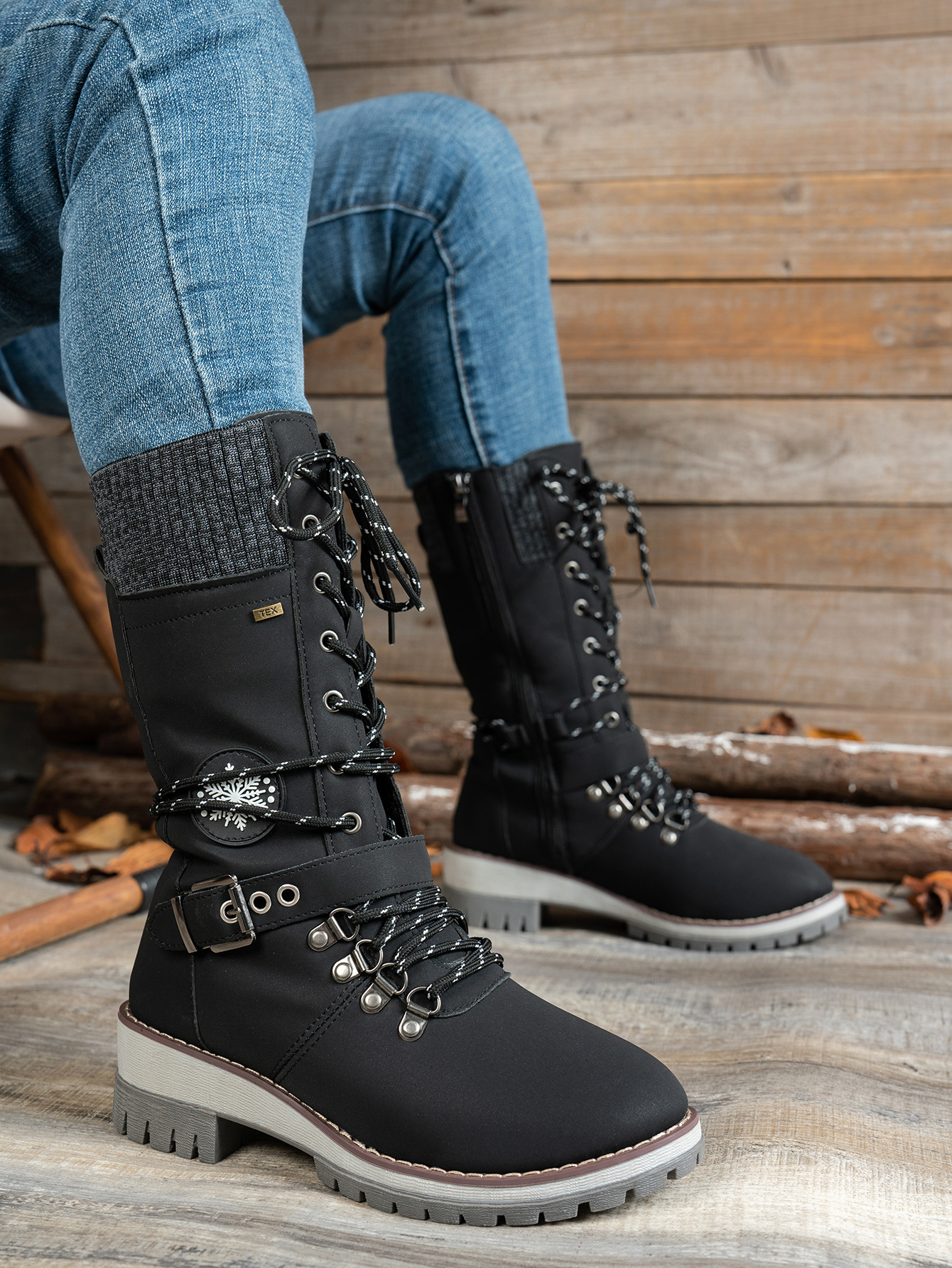 botas invierno mujer punto antideslizantes Temu Mexico