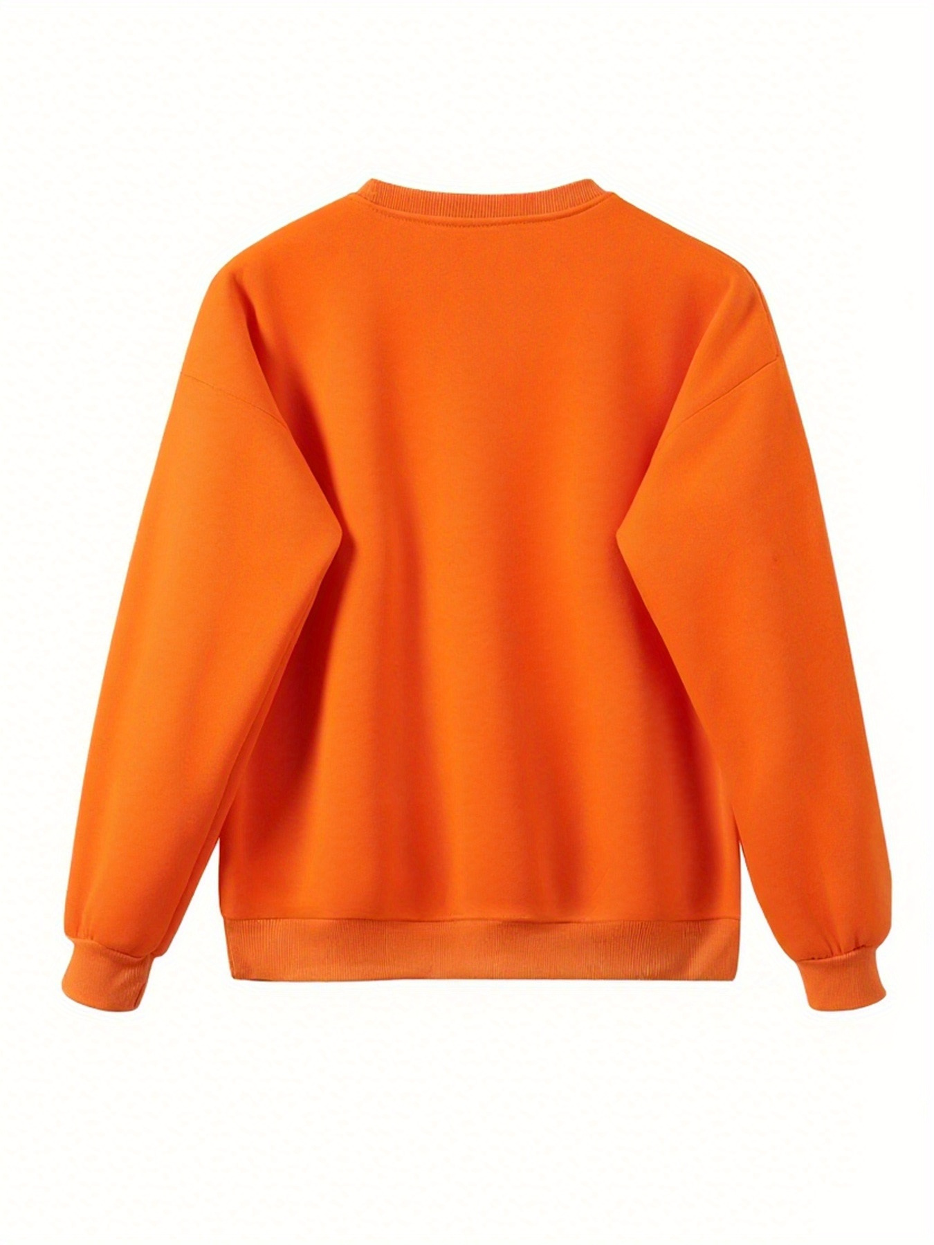 Sweat à Col Rond Lands' End Pour Femme - Taille XS (2/4) - Orange - Manches Longues