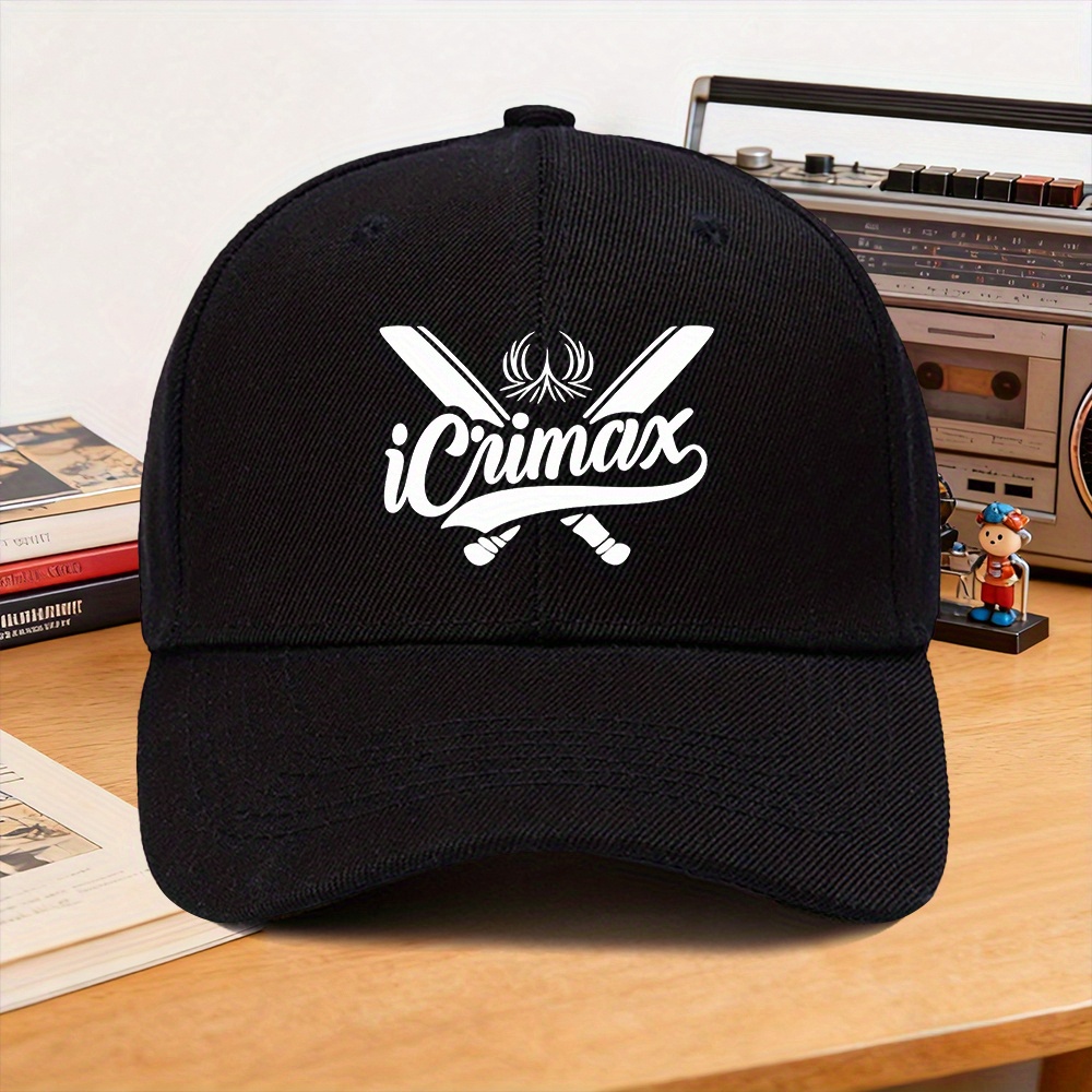 TEMU 1 X Icrimax Baseball Cap, Breathable Outdoor Hat For Men And Women' Wear, Ideal Gift For Parties And Birthdays, Lightweight And Versatile Sun