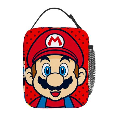 1pc character portrait printed thermal insulated bag non food contact suitable for office unisex portable reusable insulated and refrigerated bag