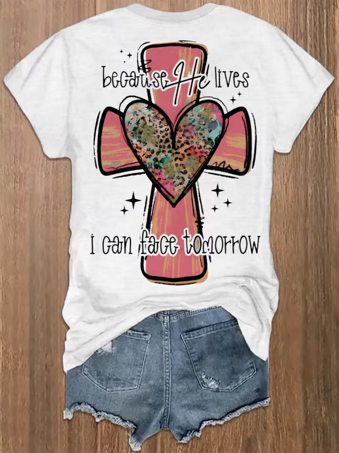 Casual Short-Sleeved T-shirt | Regular Fit, Machine Washable, Soft and Comfortable, Essential for Spring and Summer, Women'S T-shirt with Alphabets Pattern