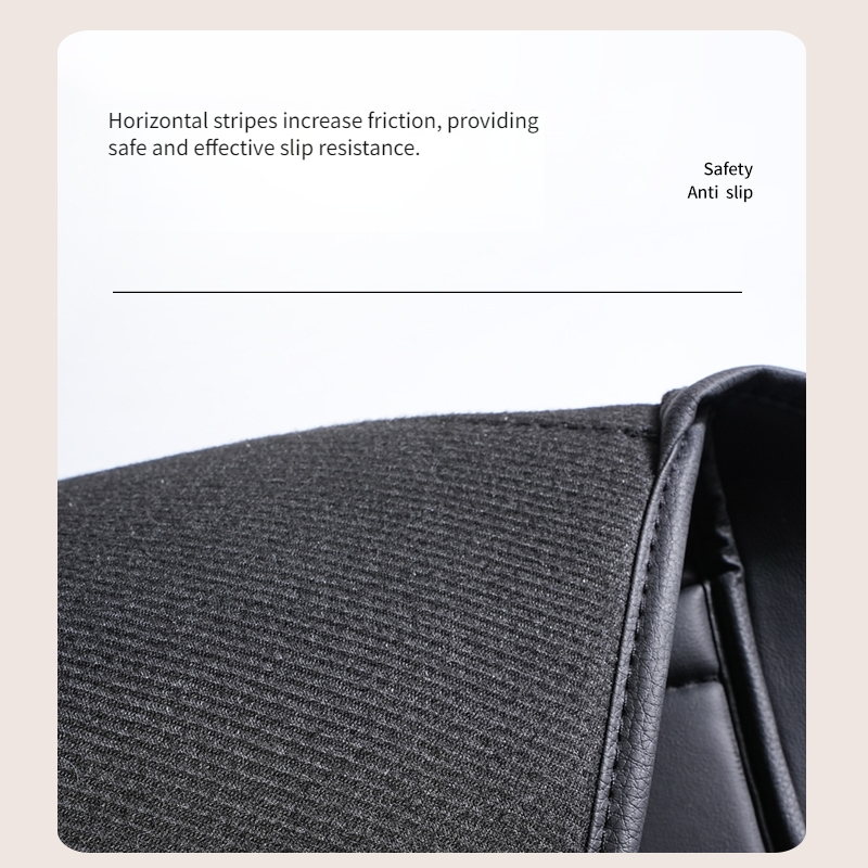 One/2pcs Car Seat Back Organizer, PU Leather Material, Rear Row Kick-Proof, Easy to Clean, Multi-Functional Storage, Multiple Colors Available