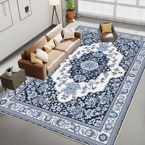 this vintage patterned carpet is easy to and washable suitable for and home decor in living rooms bedrooms dining rooms and more