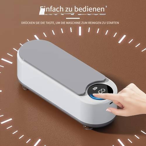 multifunktionaler ultraschallreiniger, -knopf-reinigung für schmuck, brillen, zahnprothesen und uhren, heimgebrauch und tragbares design, usb-schnellladung