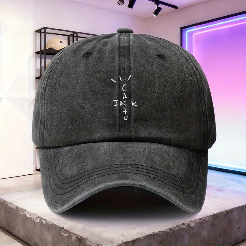 E-shop 1 Stück, Vintage Hut mit "", Verstellbarer Einzigartiger Design Hut, Verschiedene Stile, Lässiges Urlaubsgeschenk, Tägliche Ergänzungen, Unisex,
