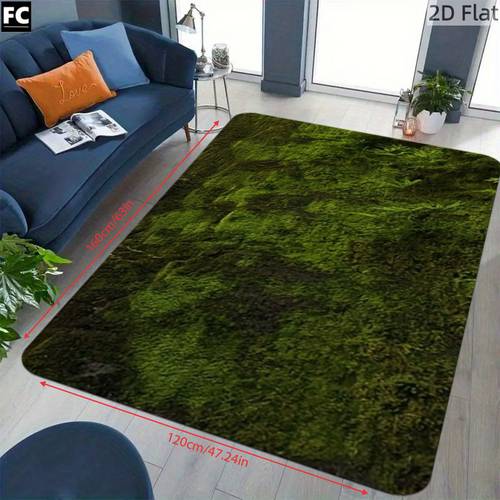 1pc texture mat 8mm thick non slip backing machine washable soft durable suitable for living room kitchen doorway bedroom decorative indoor use multiple sizes