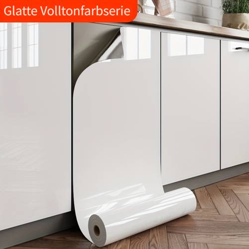 Artikelbild eine rolle schrankaufkleber, speziell für möbelrenovierung, farbwechsel-folie für küchenschubladen schranktüren, ölbeständig, hitzebeständig, selbstklebend extra