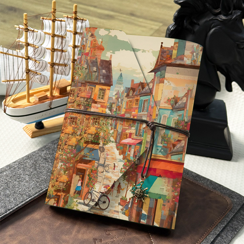 TEMU Colorful European Streetdynamic Anime Action In Vibrant Hd, This 40-page Album With A Sturdy Metal Spine & Design - An Exciting Gift For Action
