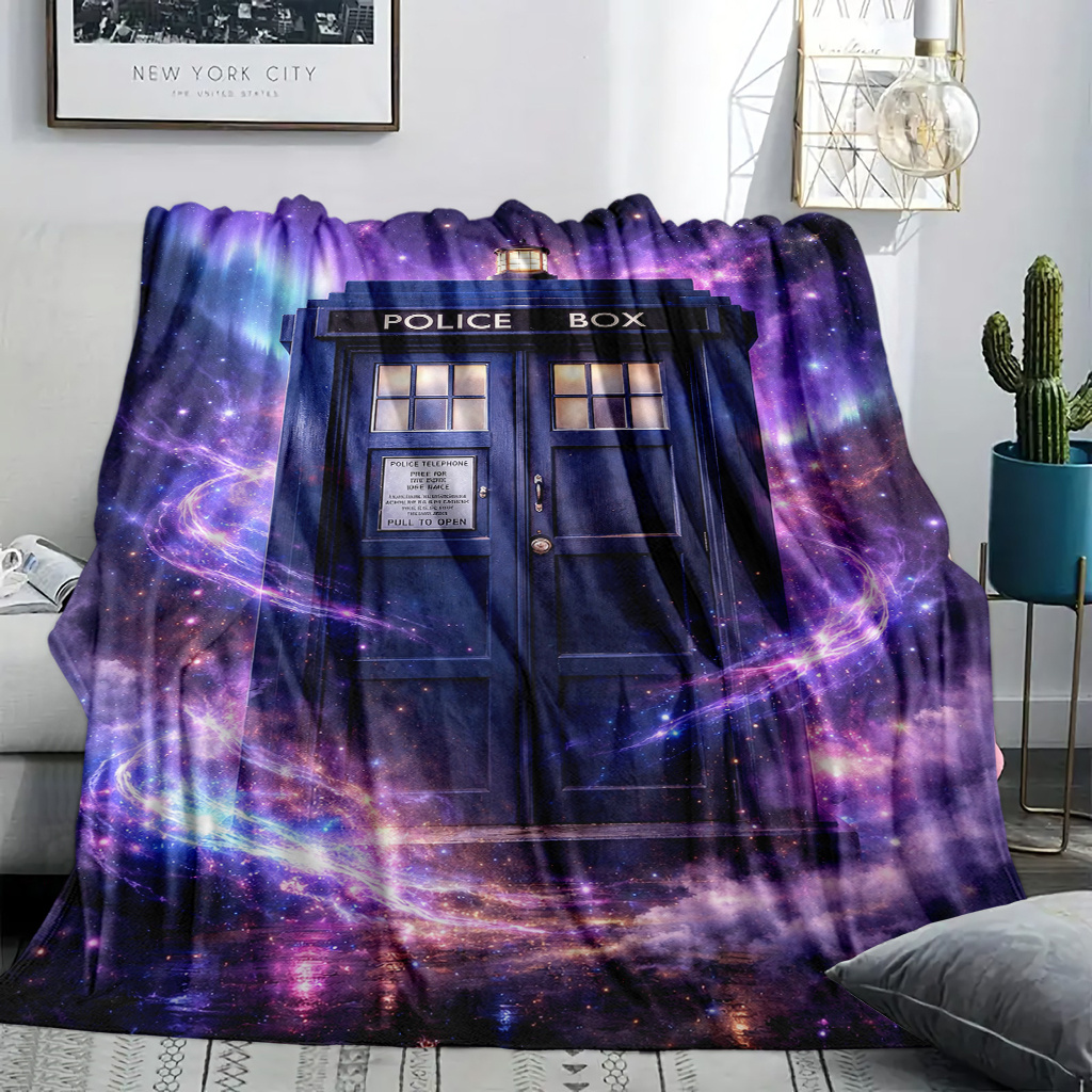 TEMU Blanket 1pc, , Printed Blankets, Shawls, Throw Blankets, Comfortable And Soft Plush Blankets, Warm And Lightweight, Suitable For Sofas, Offices