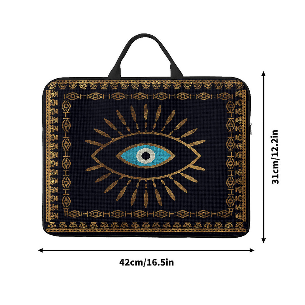 Evil Eye Pattern Laptop Case for 13 to 17 Inch Laptops