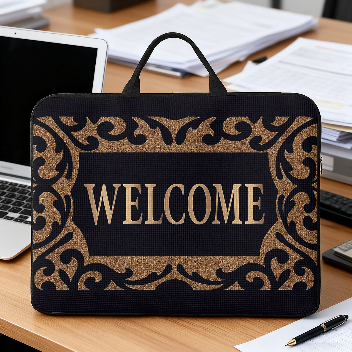 Welcome Sign Laptop Computer Bag for 13-17-inch Notebooks
