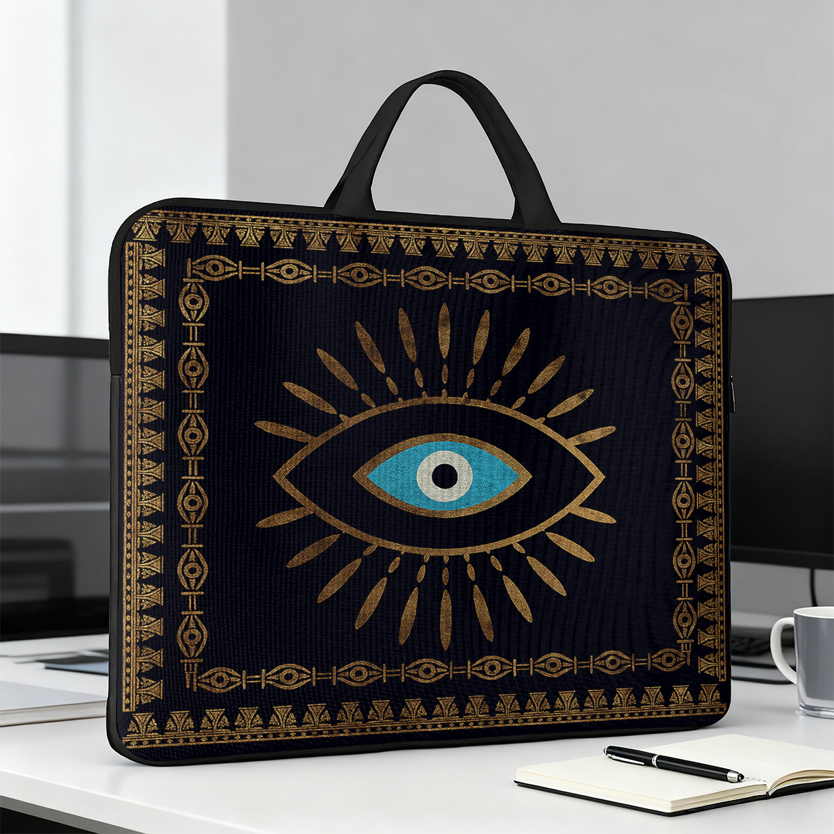 Evil Eye Pattern Laptop Case for 13 to 17 Inch Laptops