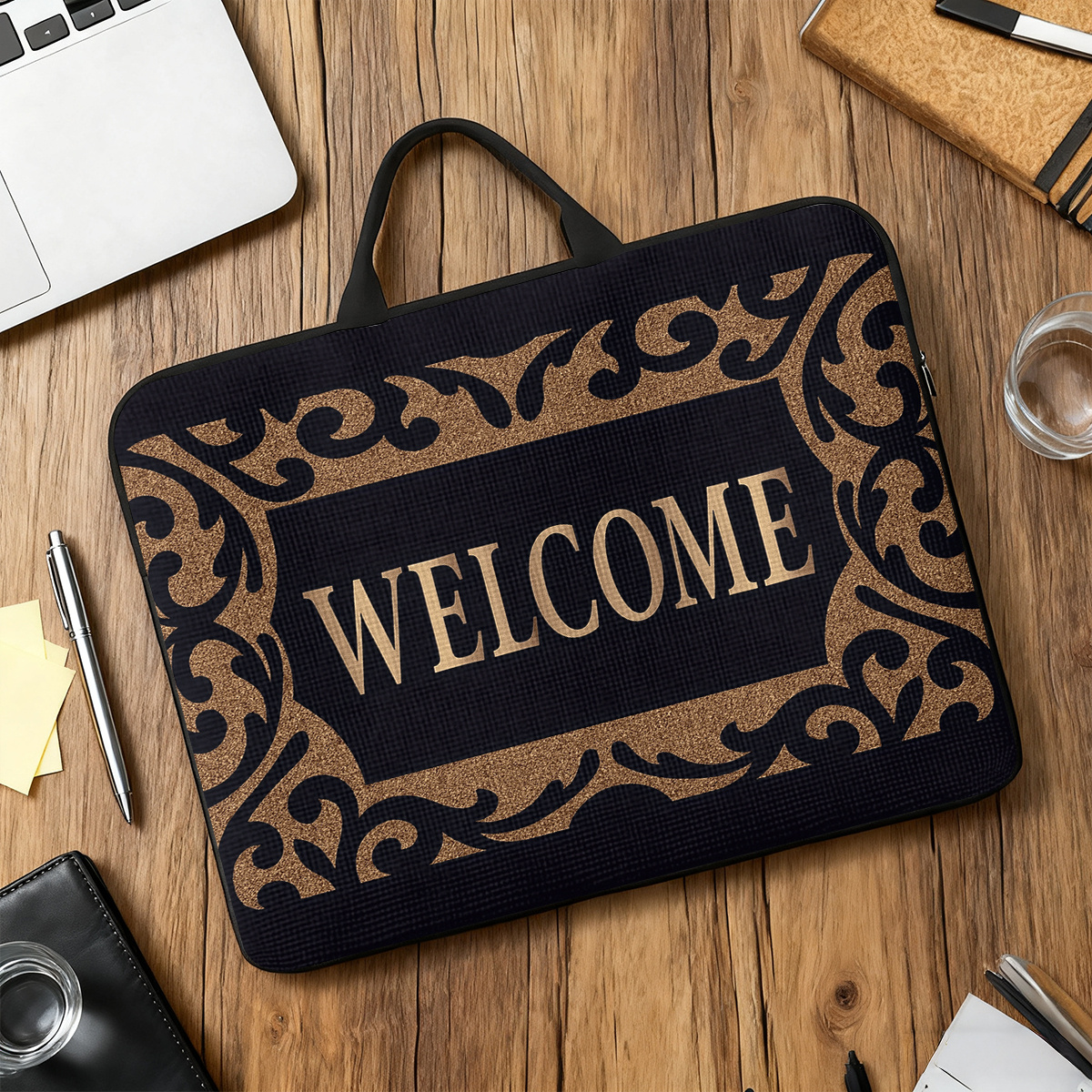 Welcome Sign Laptop Computer Bag for 13-17-inch Notebooks