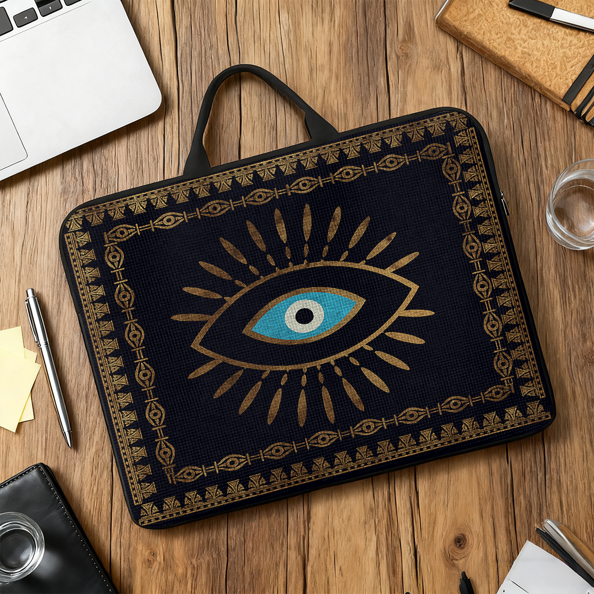 Evil Eye Pattern Laptop Case for 13 to 17 Inch Laptops