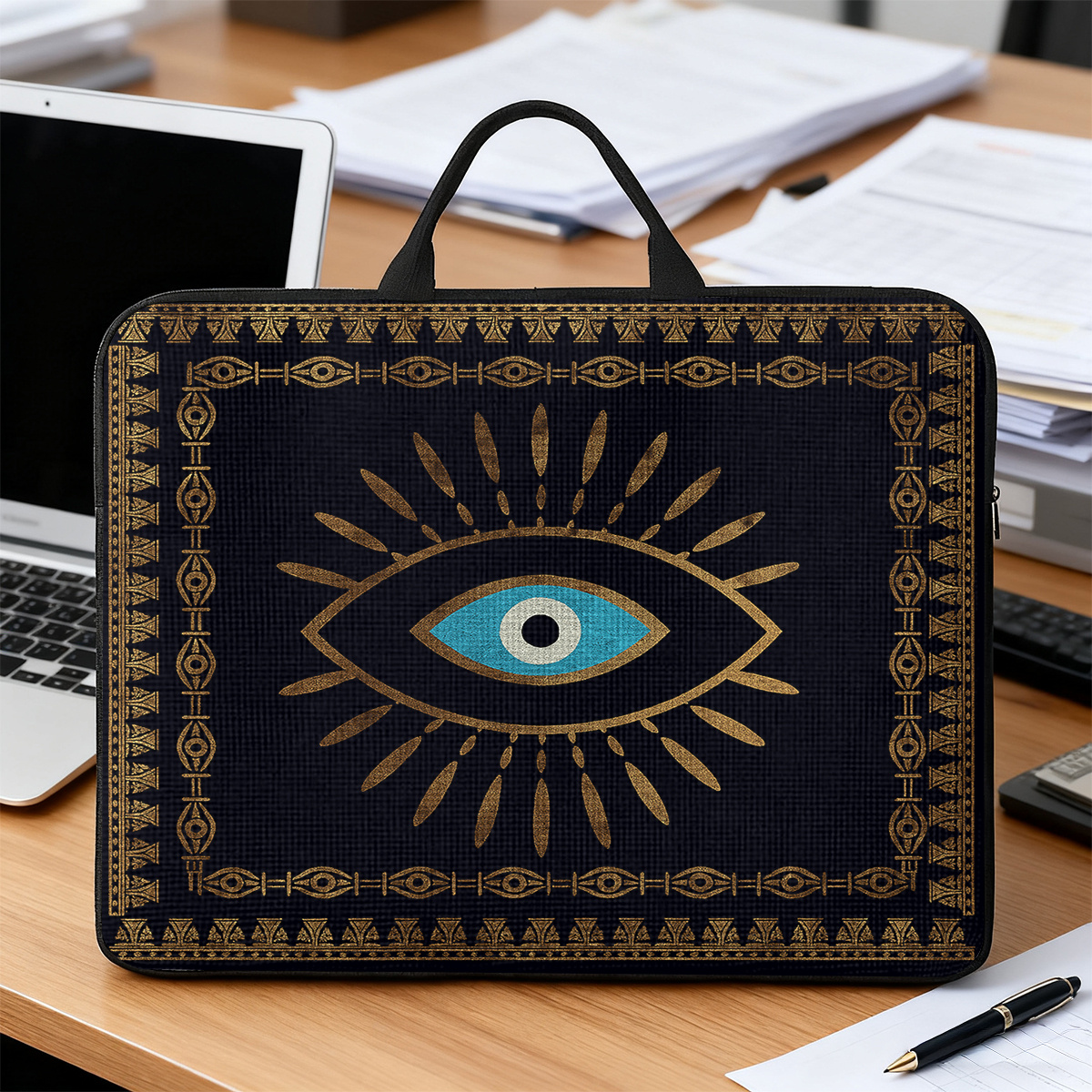 Evil Eye Pattern Laptop Case for 13 to 17 Inch Laptops