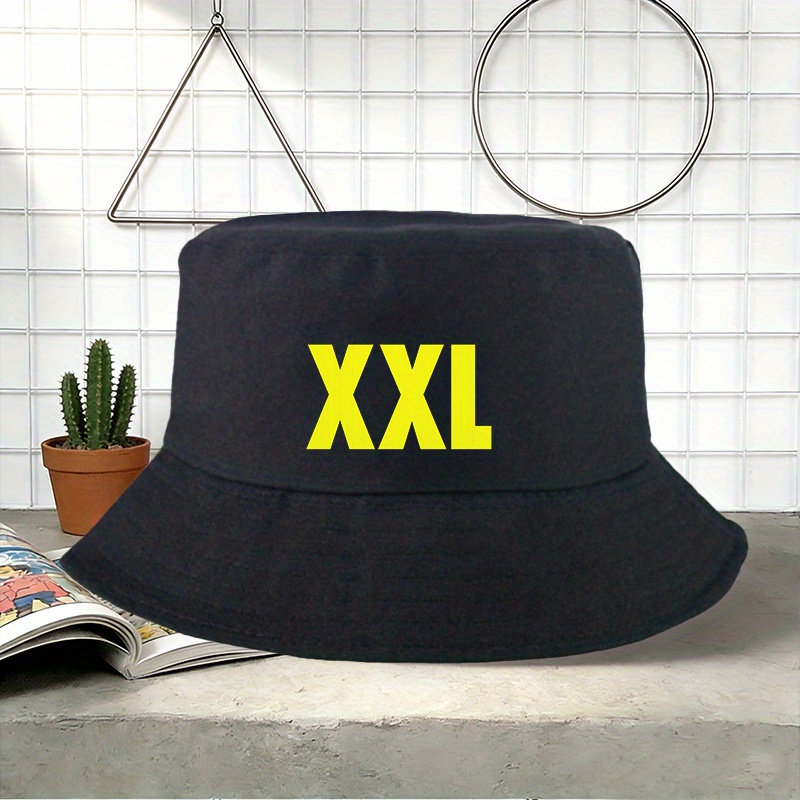 TEMU New Xxl Fisherman Hat, Individual Print Outdoor Hat, Unisex , Ideal Gift For Travel, Shopping, And Photoshoots, Lightweight Sunshade Hat,