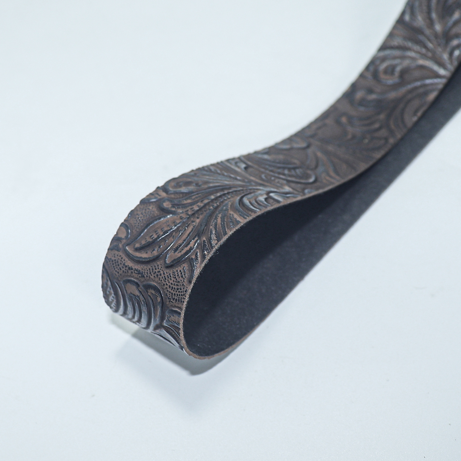 TEMU Classic Retro Embossed Faux Leather Strip, 2.5 X 199.98cm, Suitable For Journal Covers, Faux Leather Goods, Jewelry Additions, , Handmade