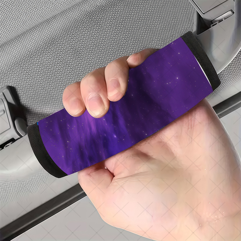 TEMU 1pc Starry Door Handle Cover, Style, Universal Vehicle Interior Additions, Anti-slip Car Door Handle Protector, Vehicle Roof Protection