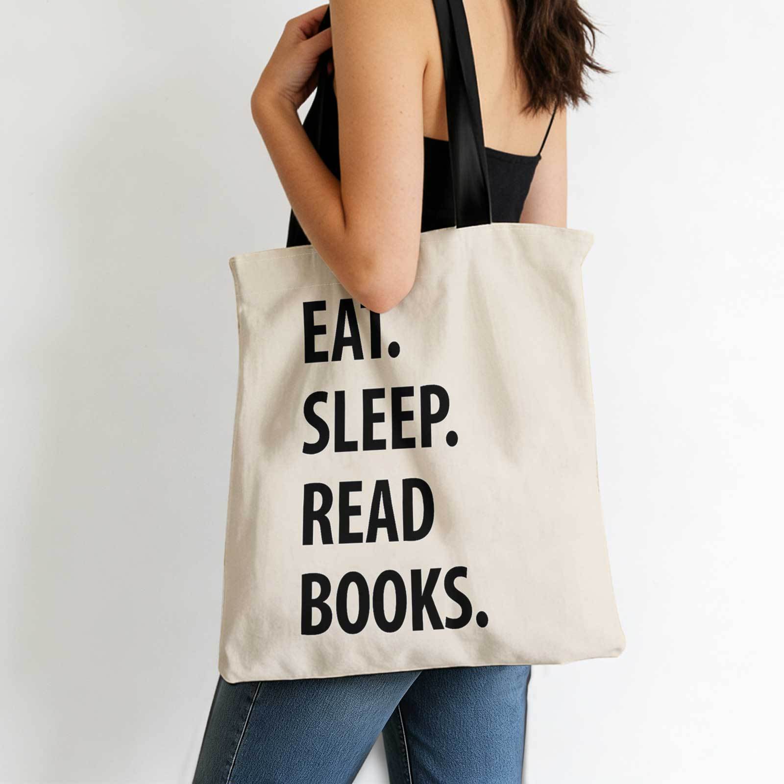 TEMU 1pc 1pcs ' Vintage Book Print Tote Bag Suitable For Daily Commuting, - Retro " Read" Bag With Strap, Hand Washable, Casual Carryall For Book