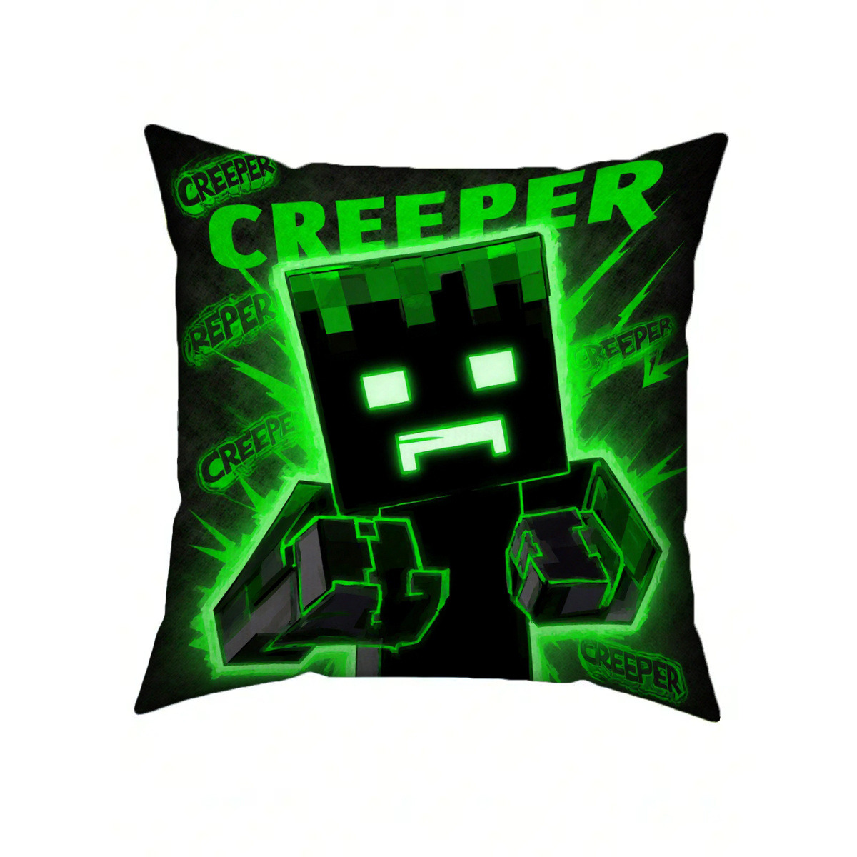 TEMU 1pc Crawler-themed Pillowcase, Single-sided Print, Using 2d Flat Digital Printing Technology, Pillow Insert Not Included, Size 18×18 Inches,