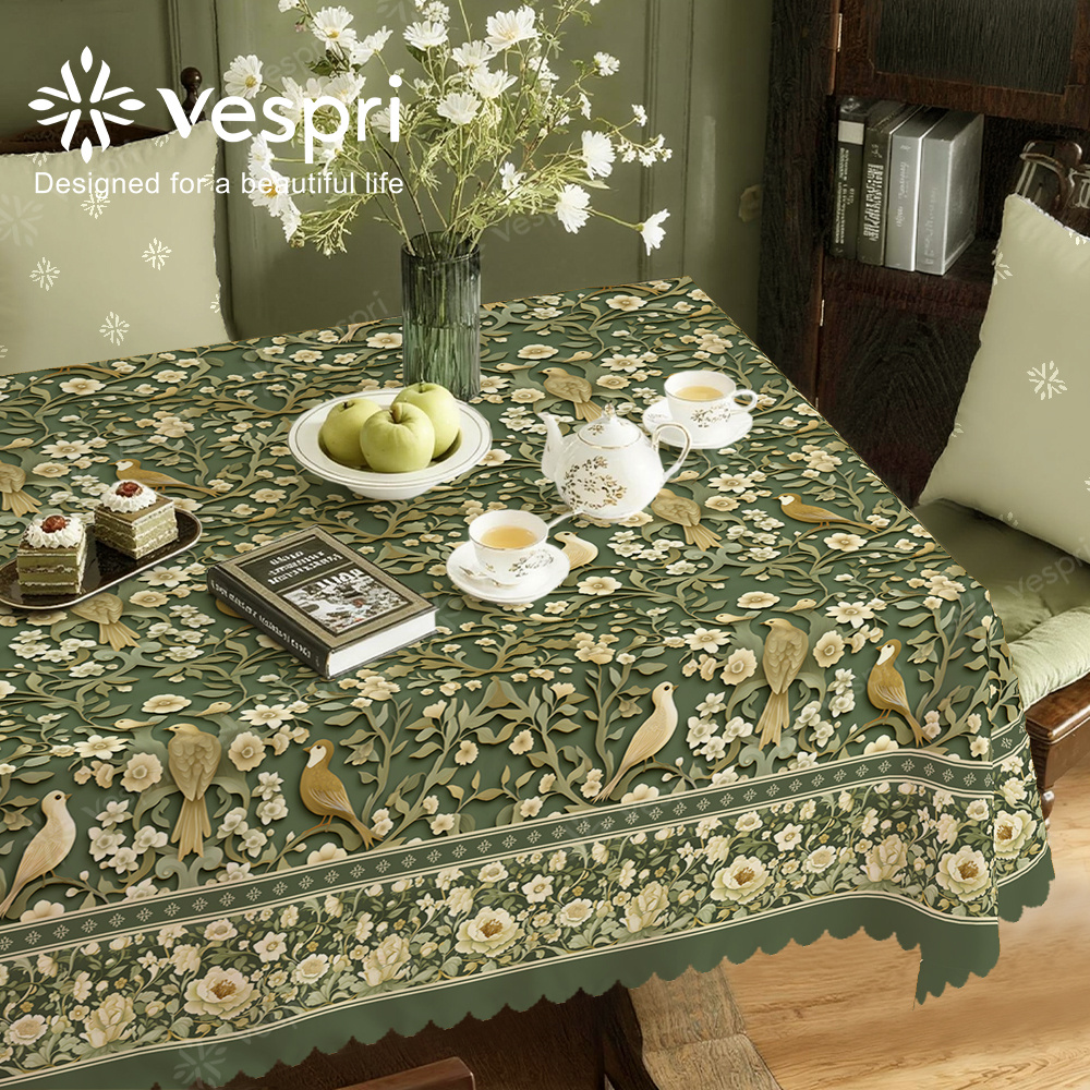 tischdecke . vintage tischdecke blumen