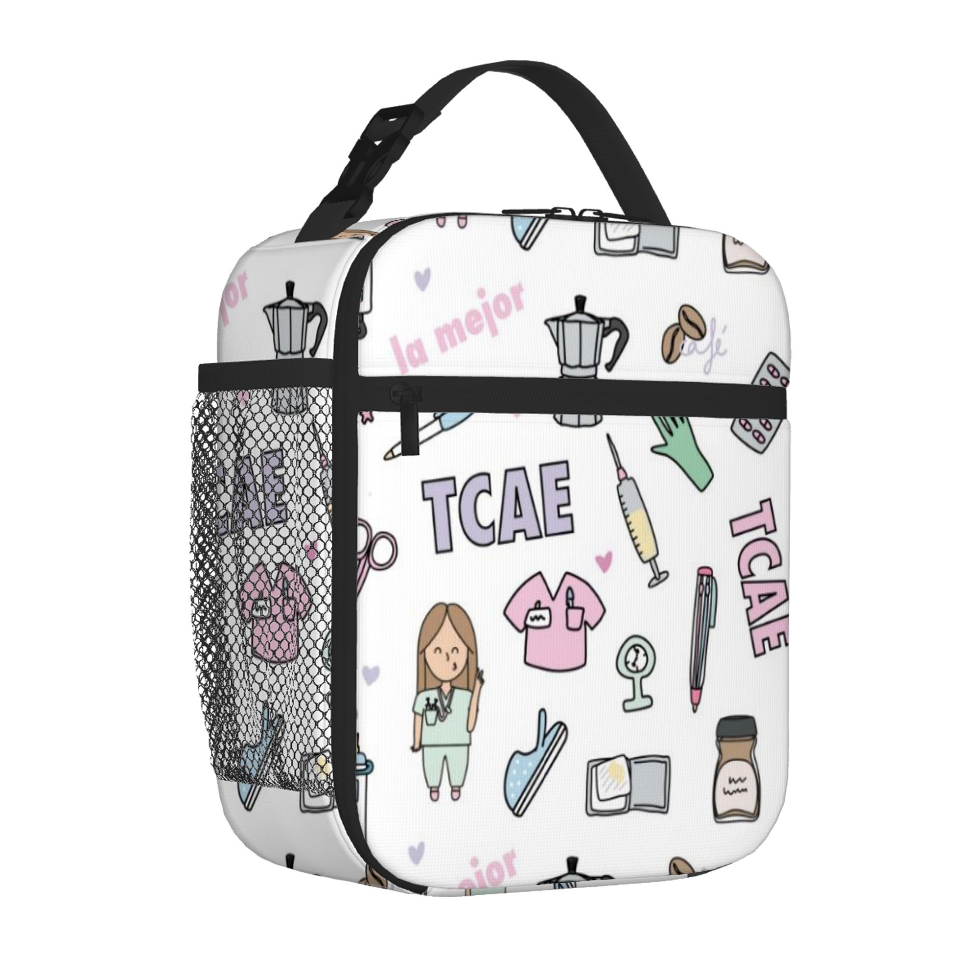 TEMU 1 bolsa térmica con diseño médico, diseñada para aislamiento. No es para alimentos ideal para usar en el hogar, restaurantes u oficinas. Esta