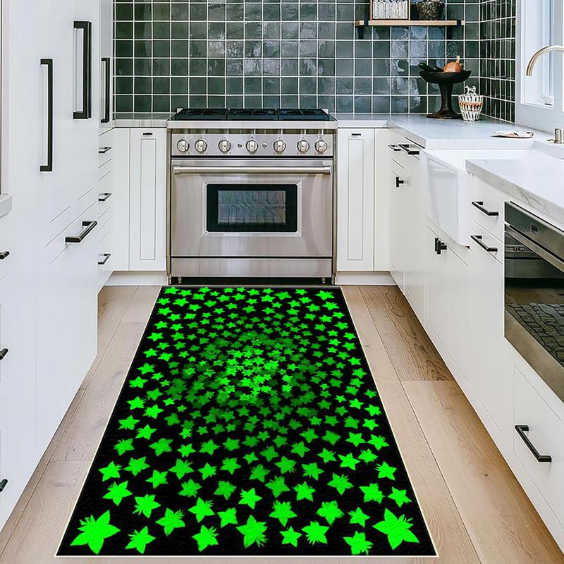 TEMU 1pc -the- Carpet Rug With , Floor Mat Suitable For Bedroom,, Game Room - Machine Washable -the-dark Floor Mat, Easy Stars Carpet