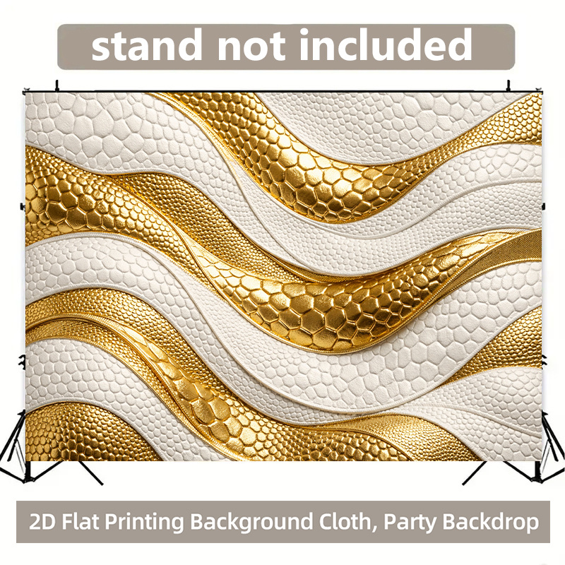 Golden And White Textured Pattern Background Cloth