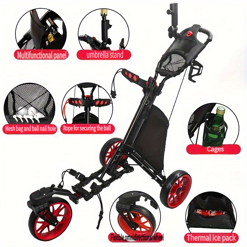 golf push cart sold on Temu United States