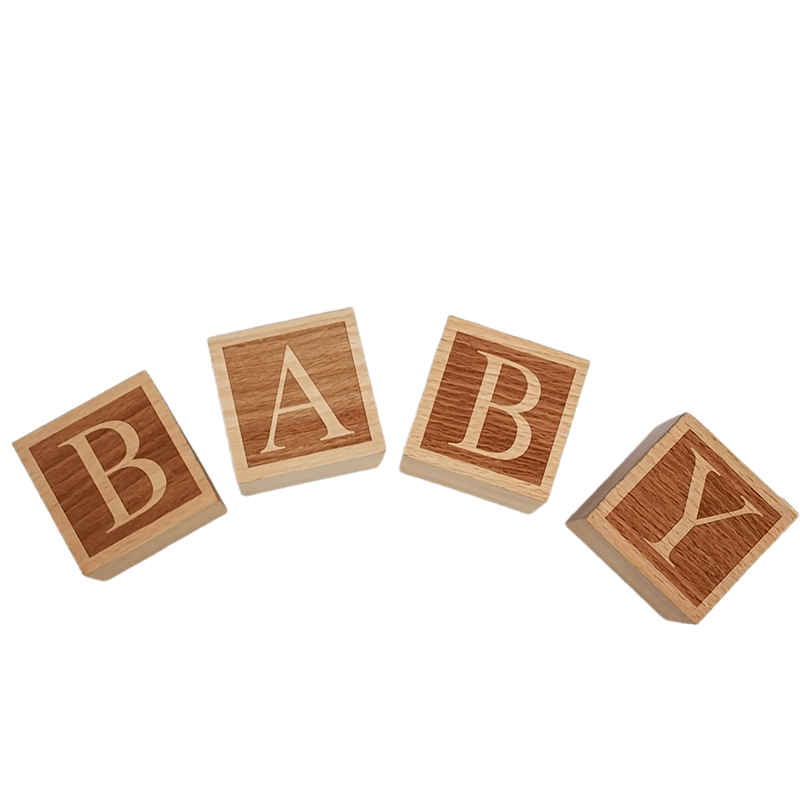 Image of Letter Building Blocks, Wooden Crafts, Party Photography Props, Room Decoration, Christmas Gifts, Birthday Gifts, Desk Decor