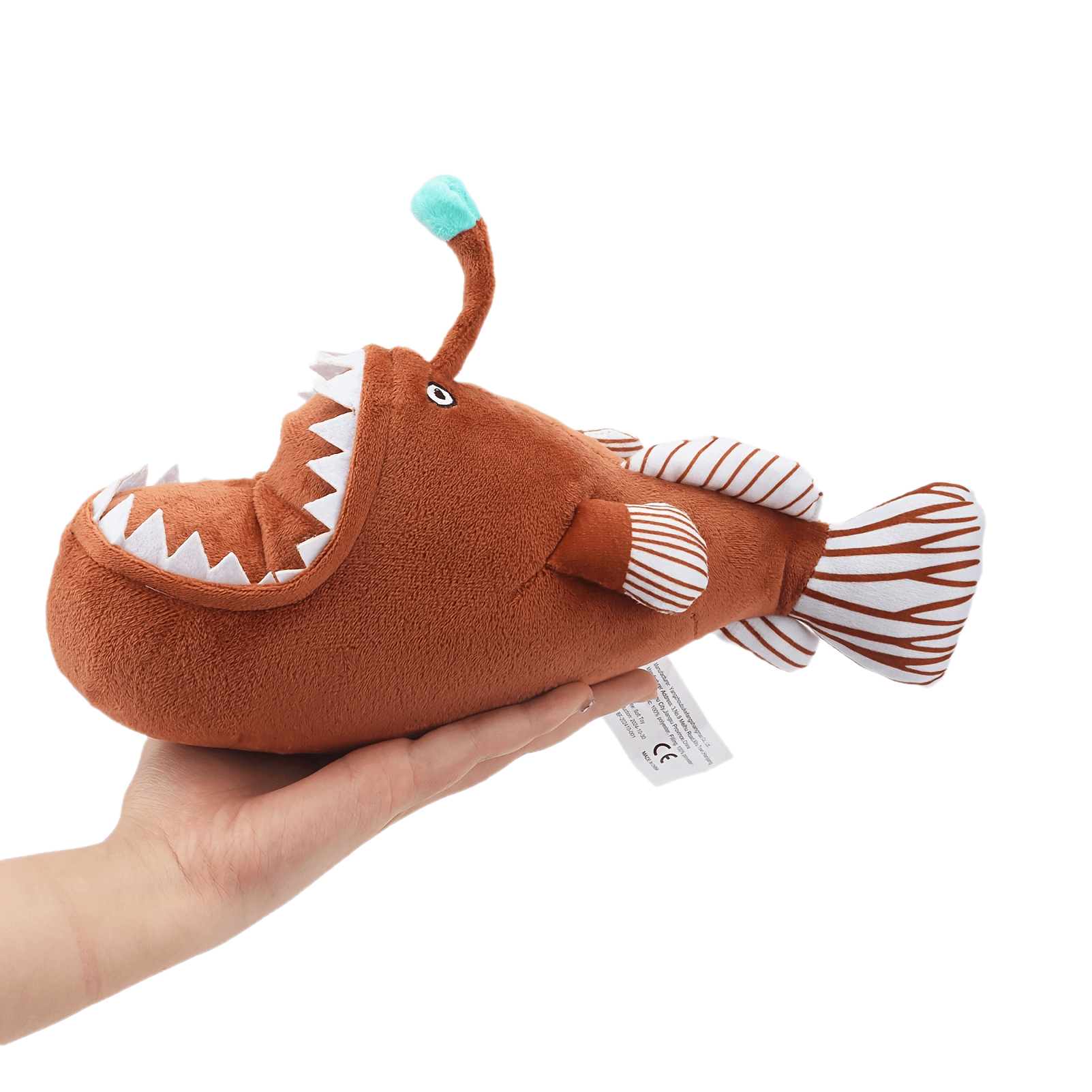 cuddly brown fish plush toy realistic ocean themed stuffed Temu