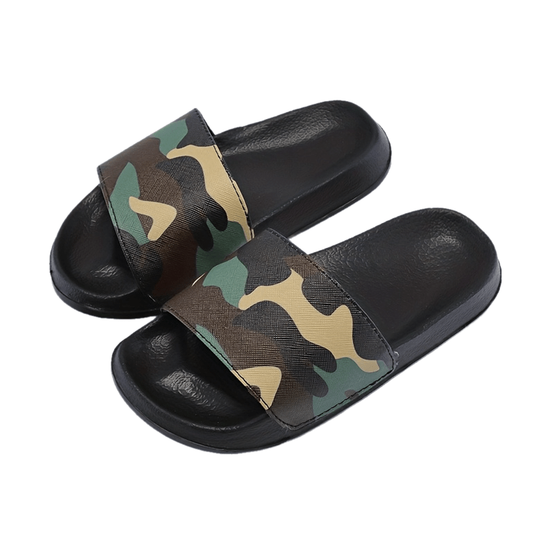 Image of Boys' Camouflage Slippers Summer Fashion Casual Sandals Slippers Bathroom Shoes