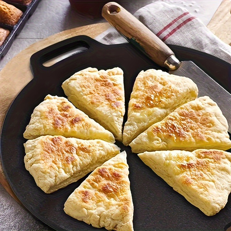 Cast Iron Non-Stick BBQ Grill Pan - Large Capacity Black Grill Pan with Even Heat Distribution & Speckled Glitter Design, Easy to Clean Indoor/Outdoor Cooking Tool for Backyard, Camping, Picnics, Grilling Accessories for Outdoor Grill