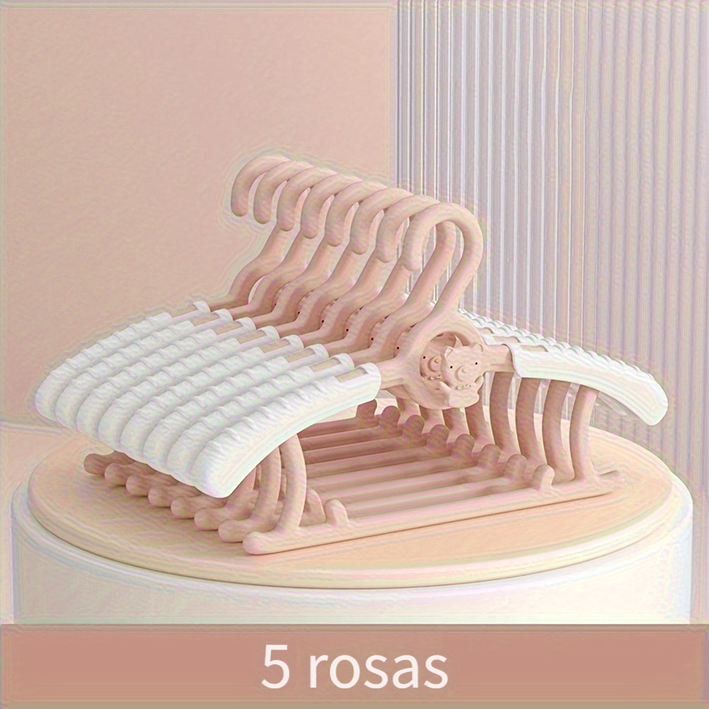 SONGICS Perchas De Plástico, Paquete De 50 Perchas De Ropa Que Ahorran